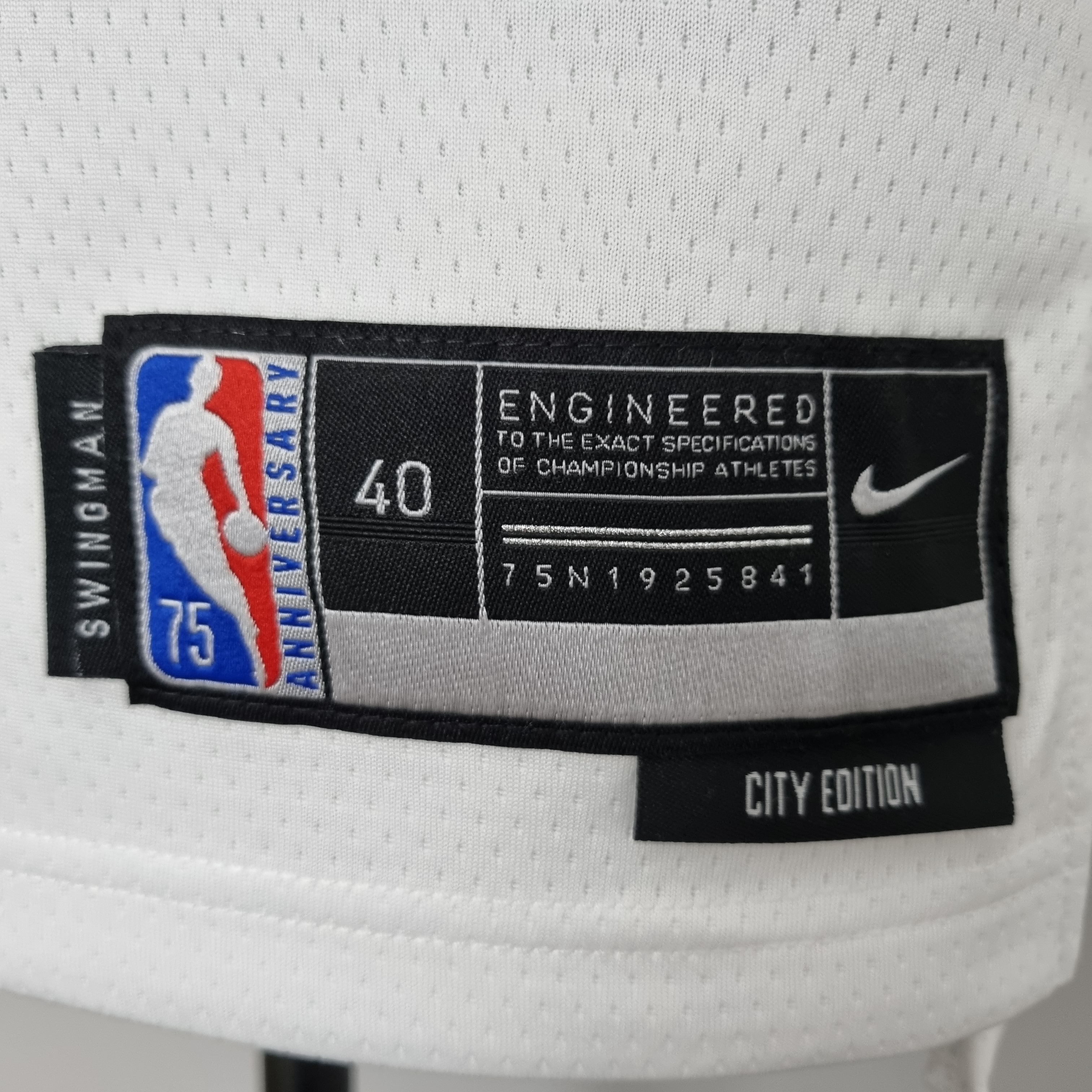 Jeremy Lin New York Knicks 75th Anniversary Swingman Jersey White