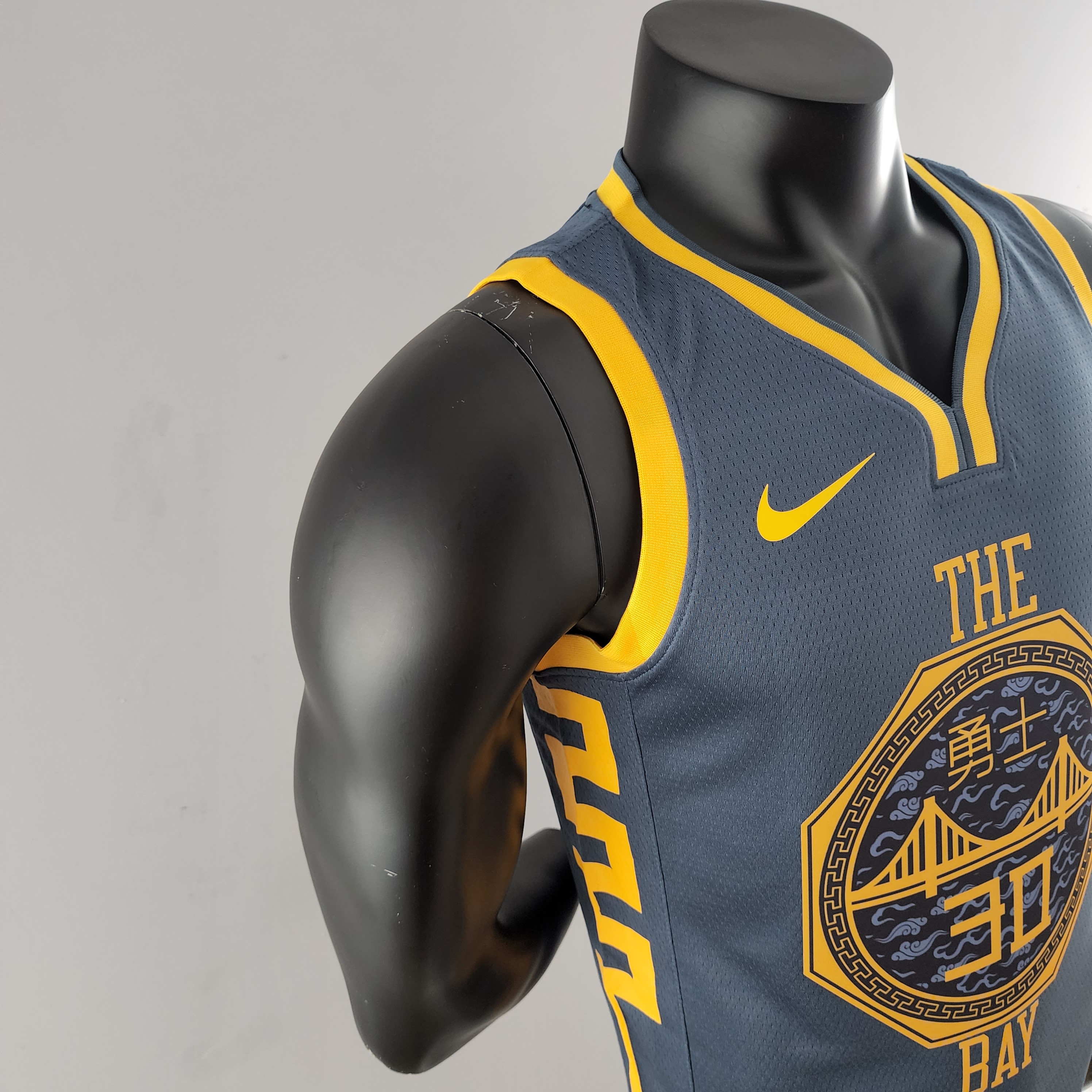 Stephen Curry Golden State Warriors Grey Swingman Jersey 2018