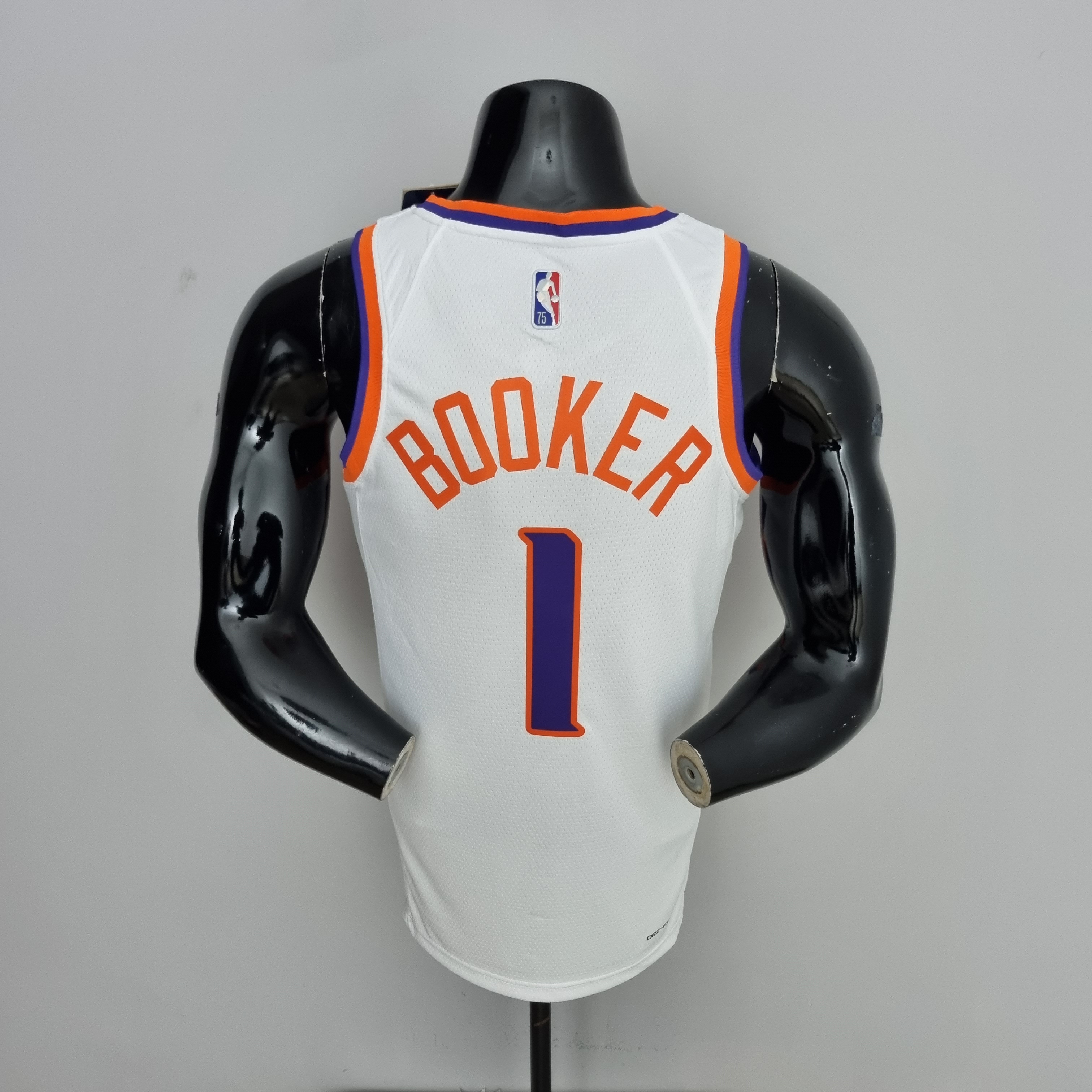 Devin Booker Phoenix Suns 75th Anniversary Swingman Jersey White
