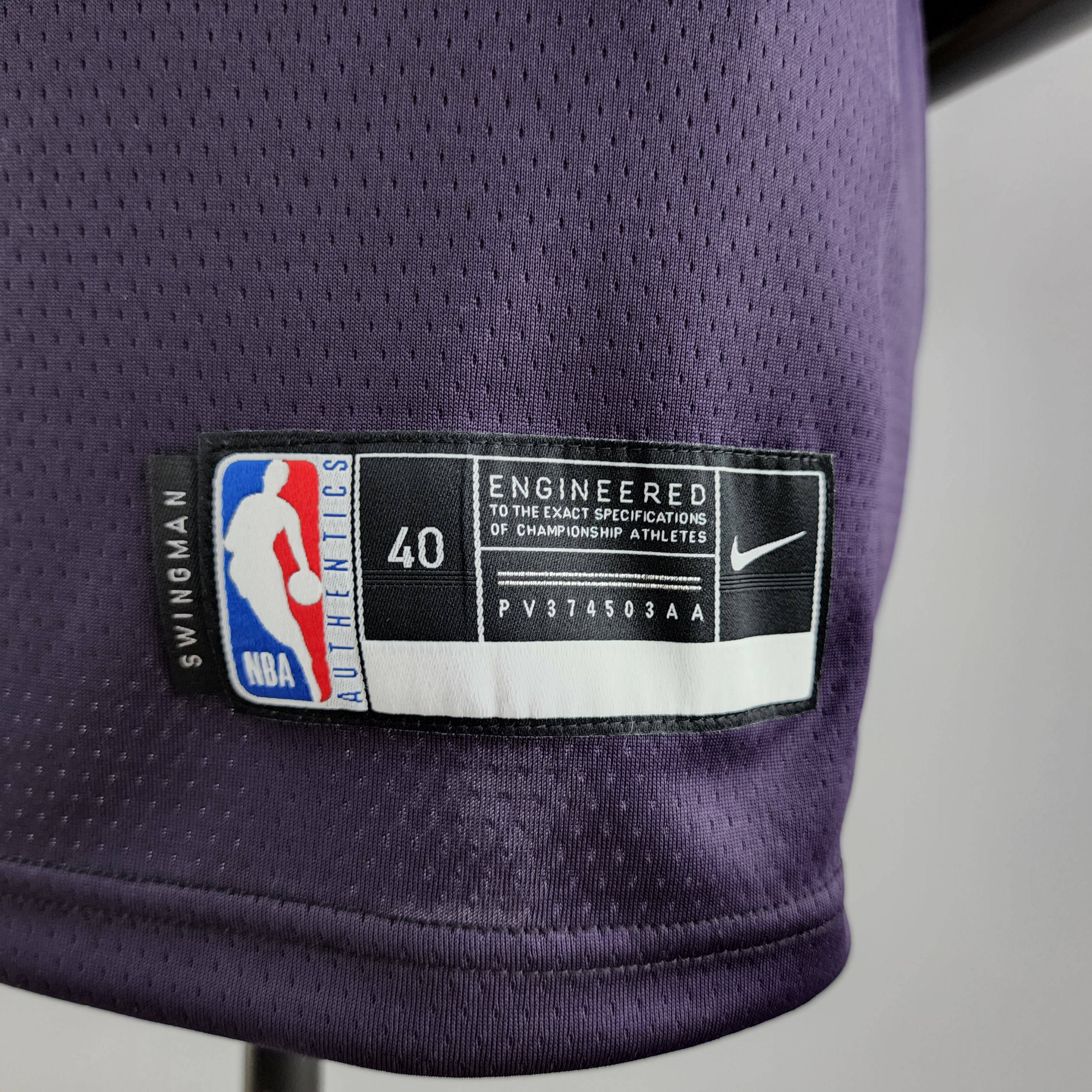 Anthony Edwards Minnesota Timberwolves Swingman Jersey Black and Purple
