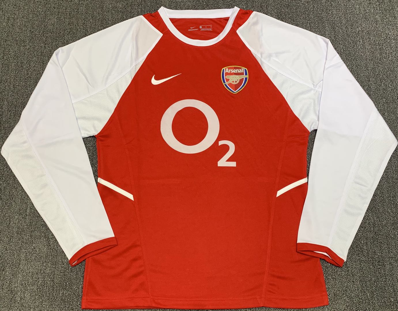 Arsenal Home Long Sleeve Retro Jersey 02/04