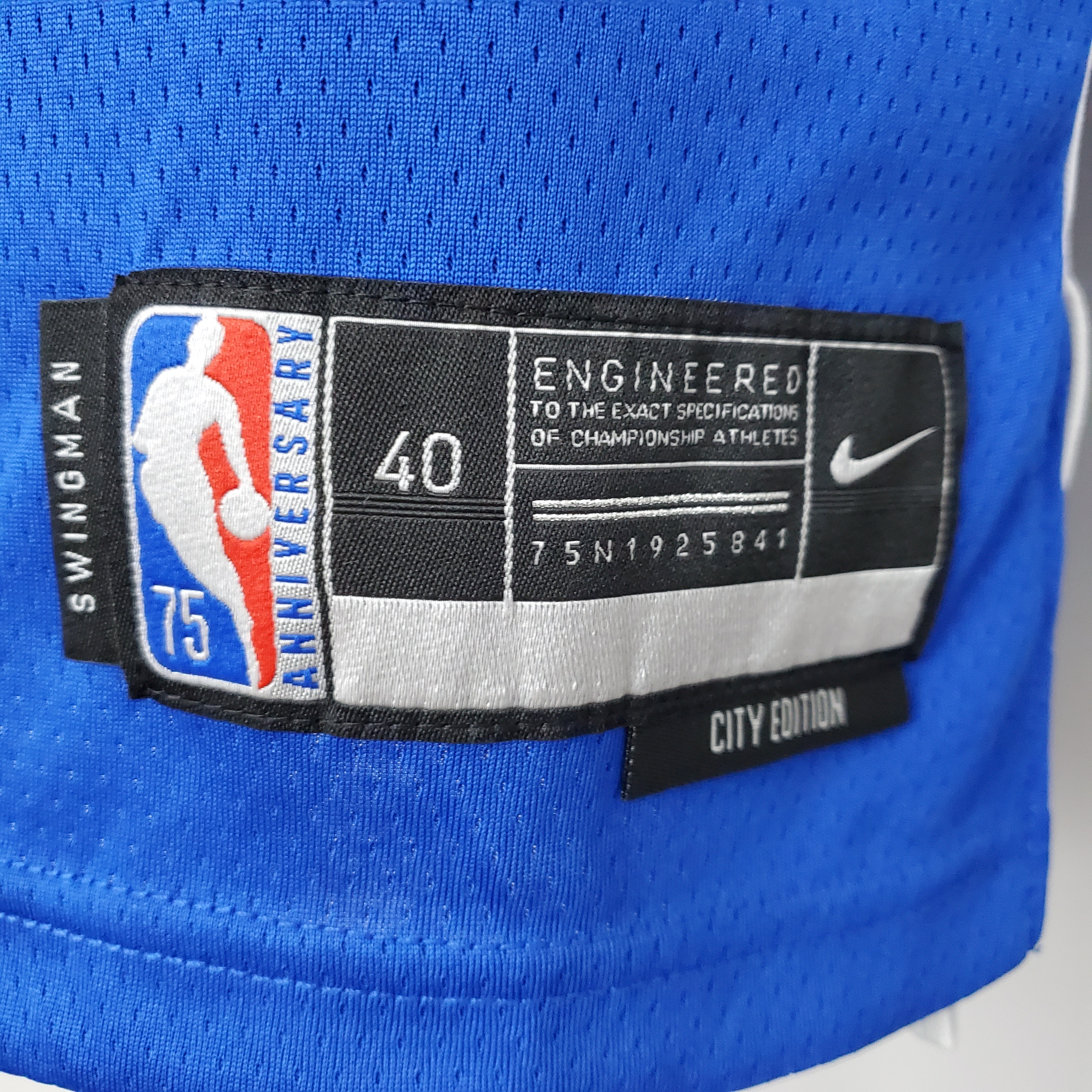 Kyle Kuzma Washington Wizards 75th Anniversary Swingman Jersey Blue