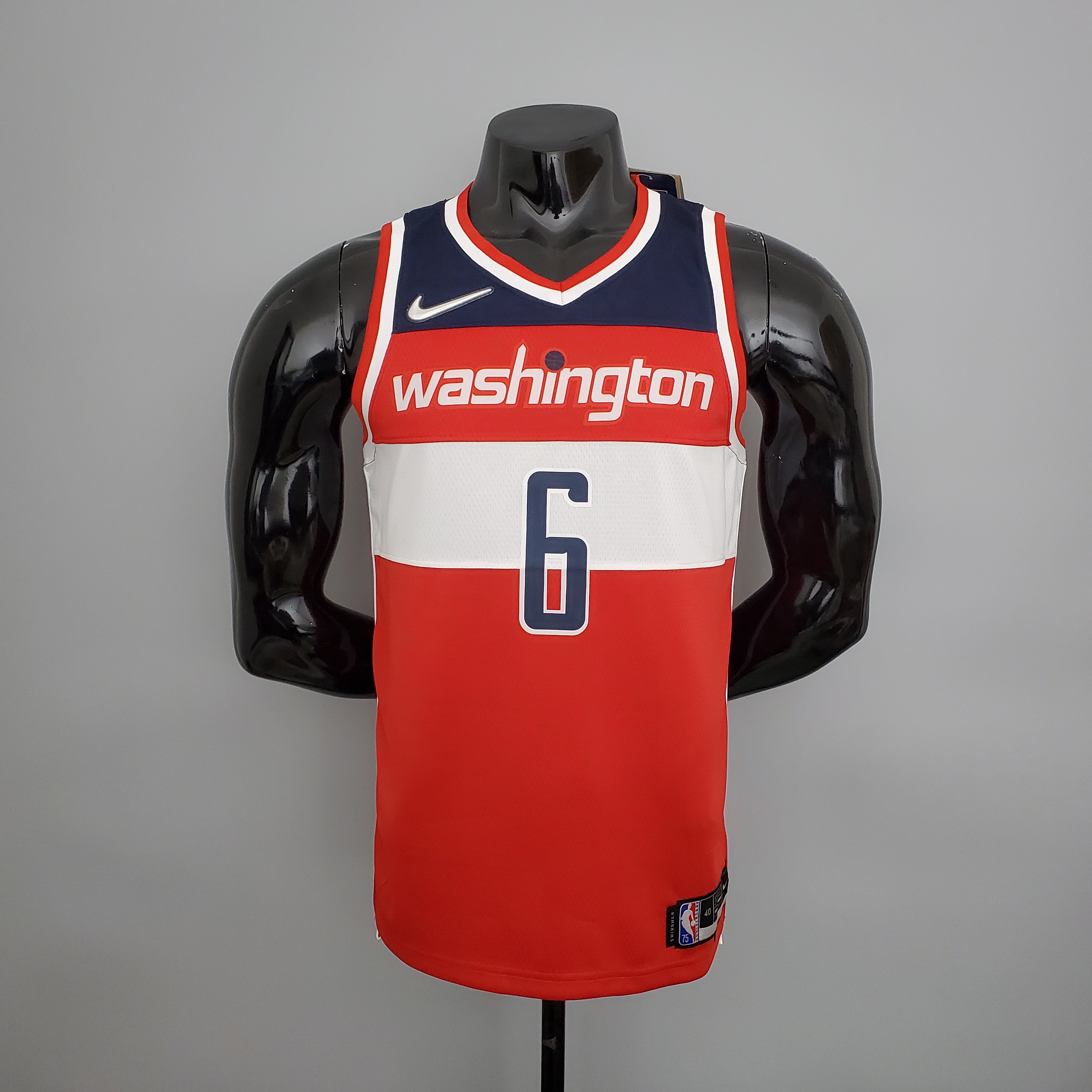 Montrezl Harrell Washington Wizards 75th Anniversary Swingman Jersey Red White