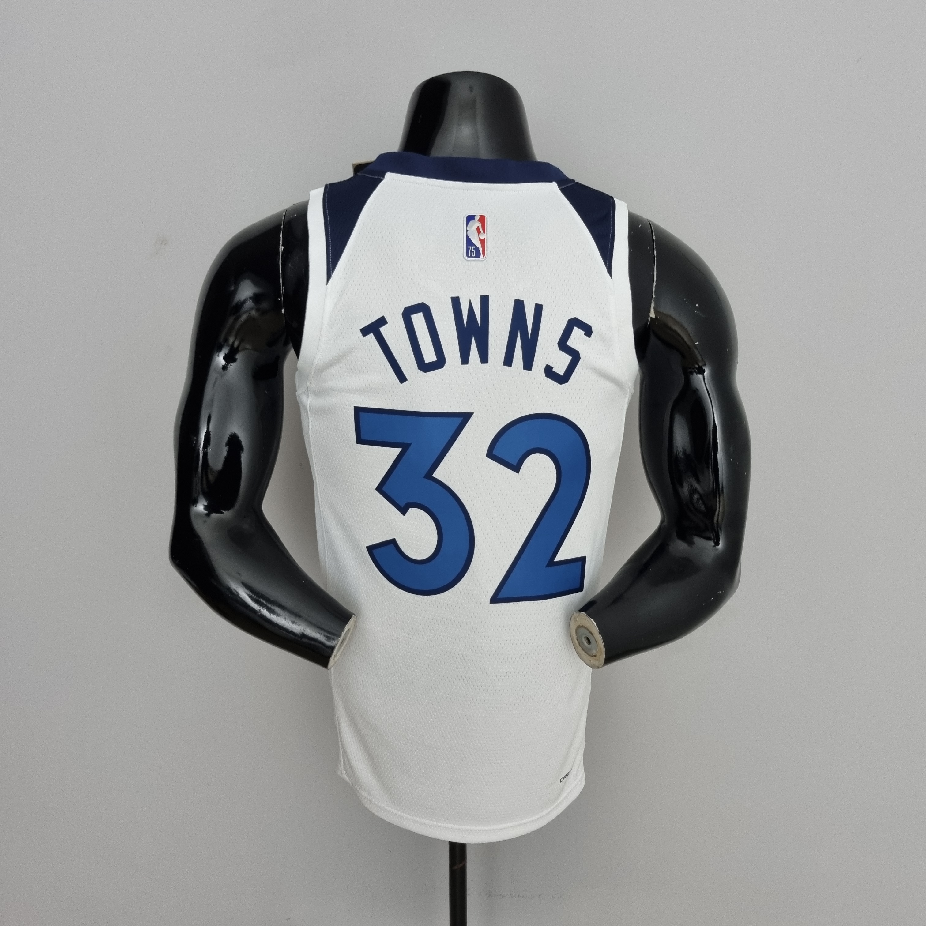 Karl-Anthony Towns Minnesota Timberwolves 75th Anniversary 2022 Swingman Jersey White