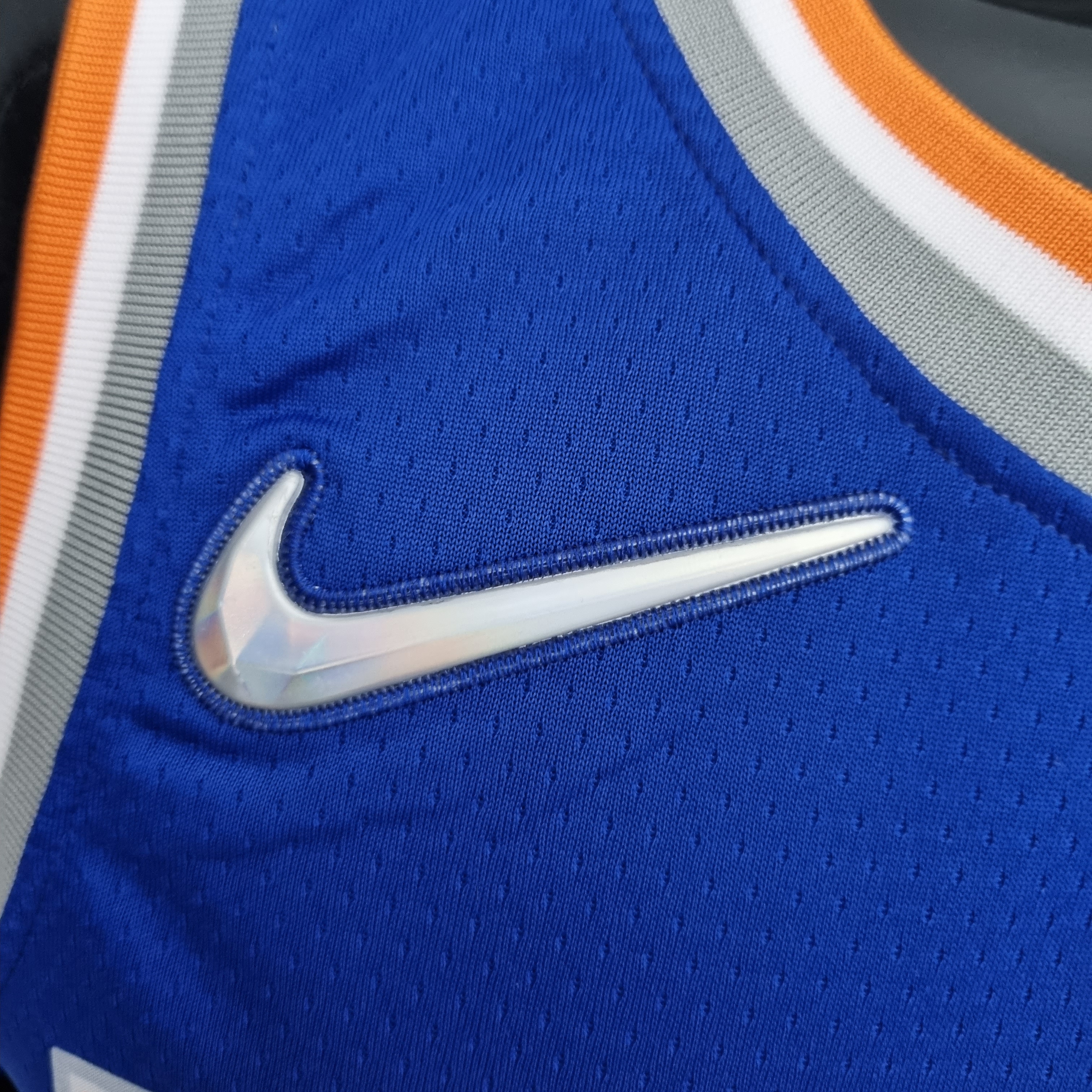Derrick Rose New York Knicks 75th Anniversary Swingman Jersey Blue