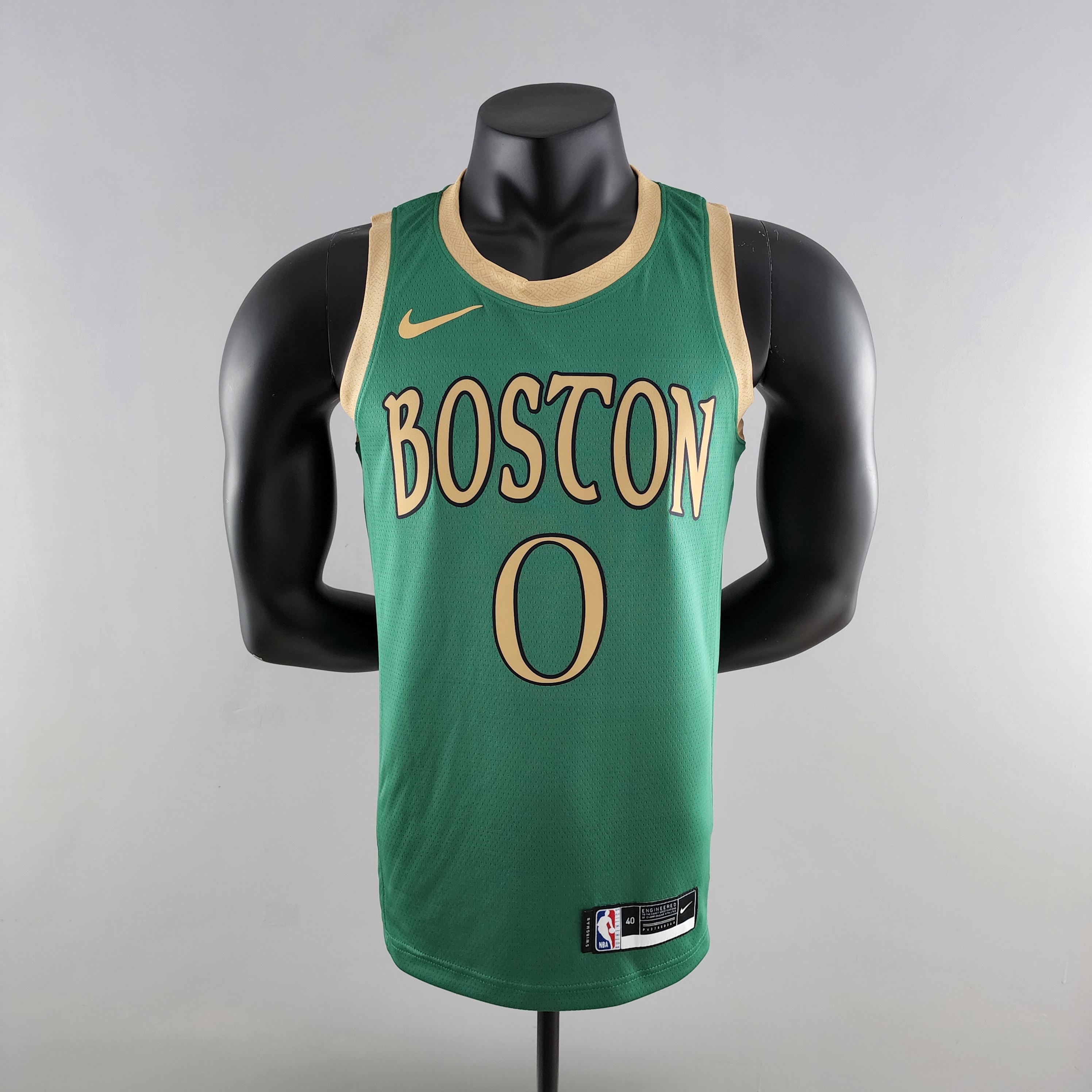 Jayson Tatum Boston Celtics Platinum City Edition Green Swingman Jersey 2020