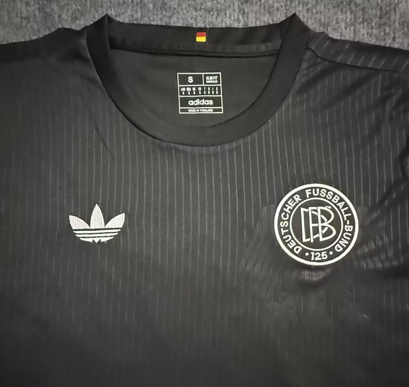 Germany 125th Anniversary Man Jersey Black
