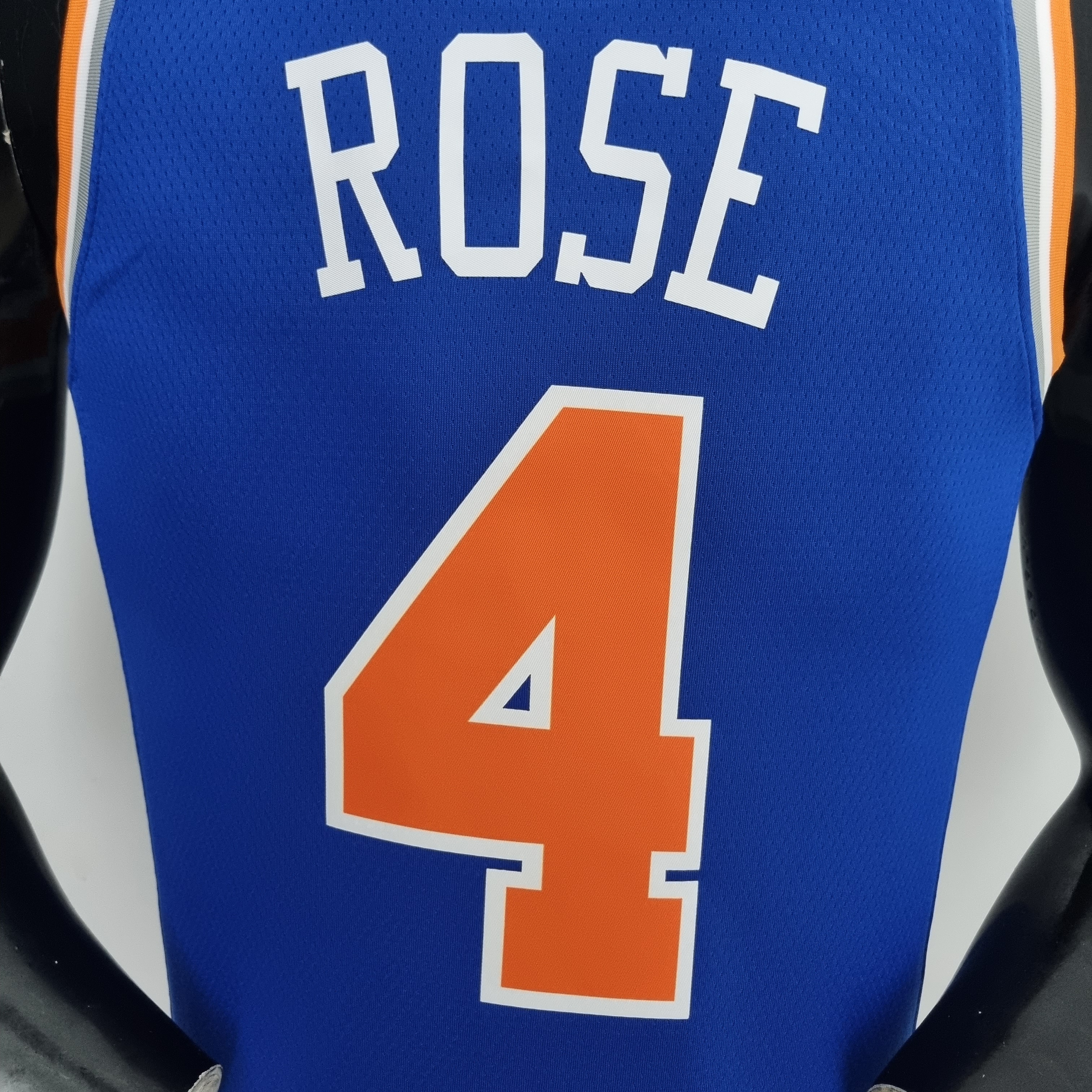 Derrick Rose New York Knicks 75th Anniversary Swingman Jersey Blue