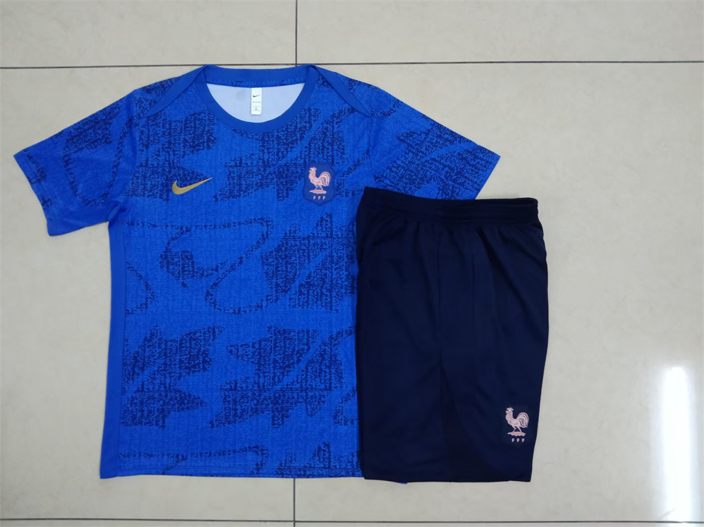 France Training Short Sleeve Suit 24/25