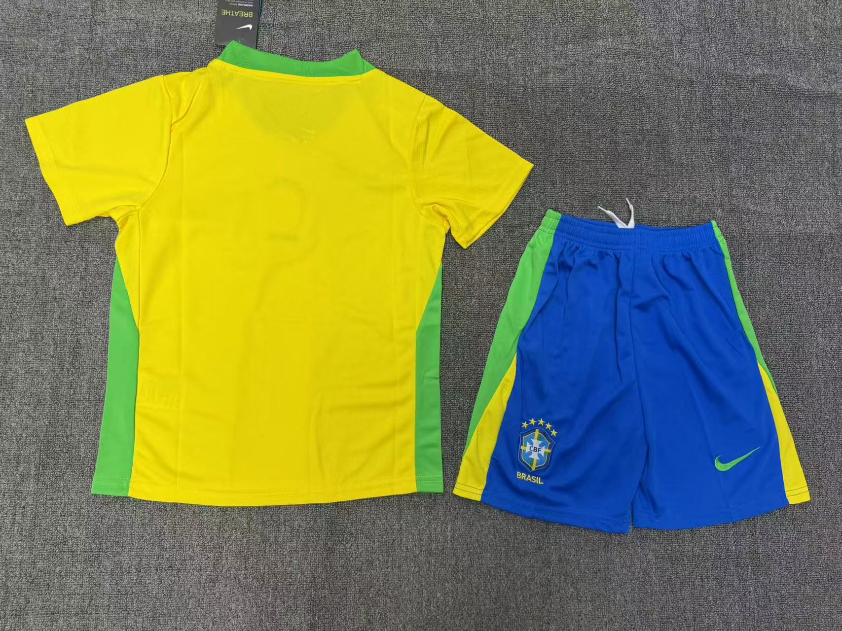 Brazil Women's Team 2025 Copa America Home Kids Suit