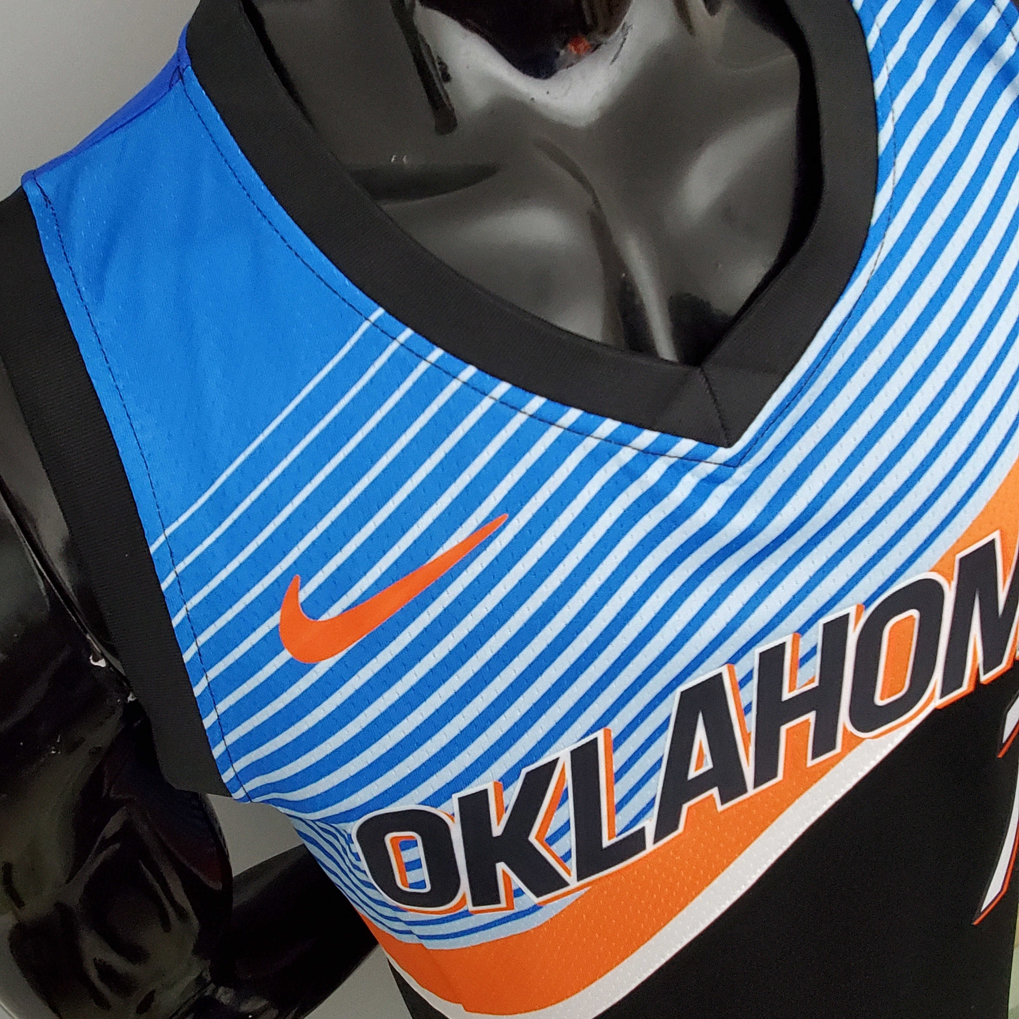 Carmelo Anthony Oklahoma City Thunder City Edition Swingman Jersey Black