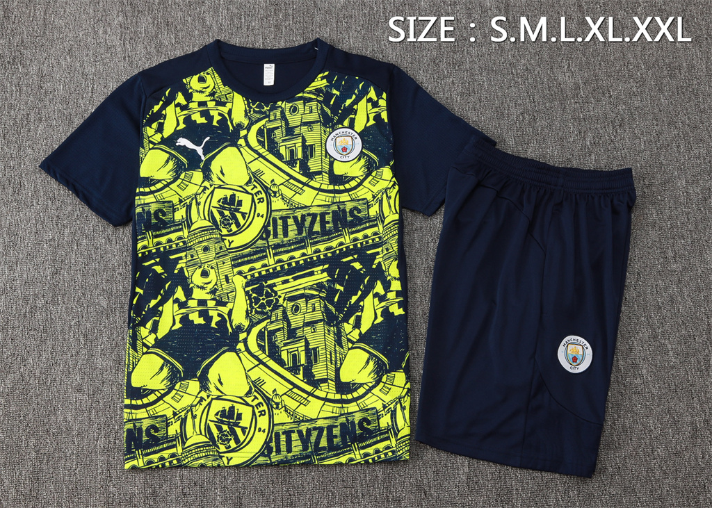 Manchester City Training Short sleeve Suit 24/25