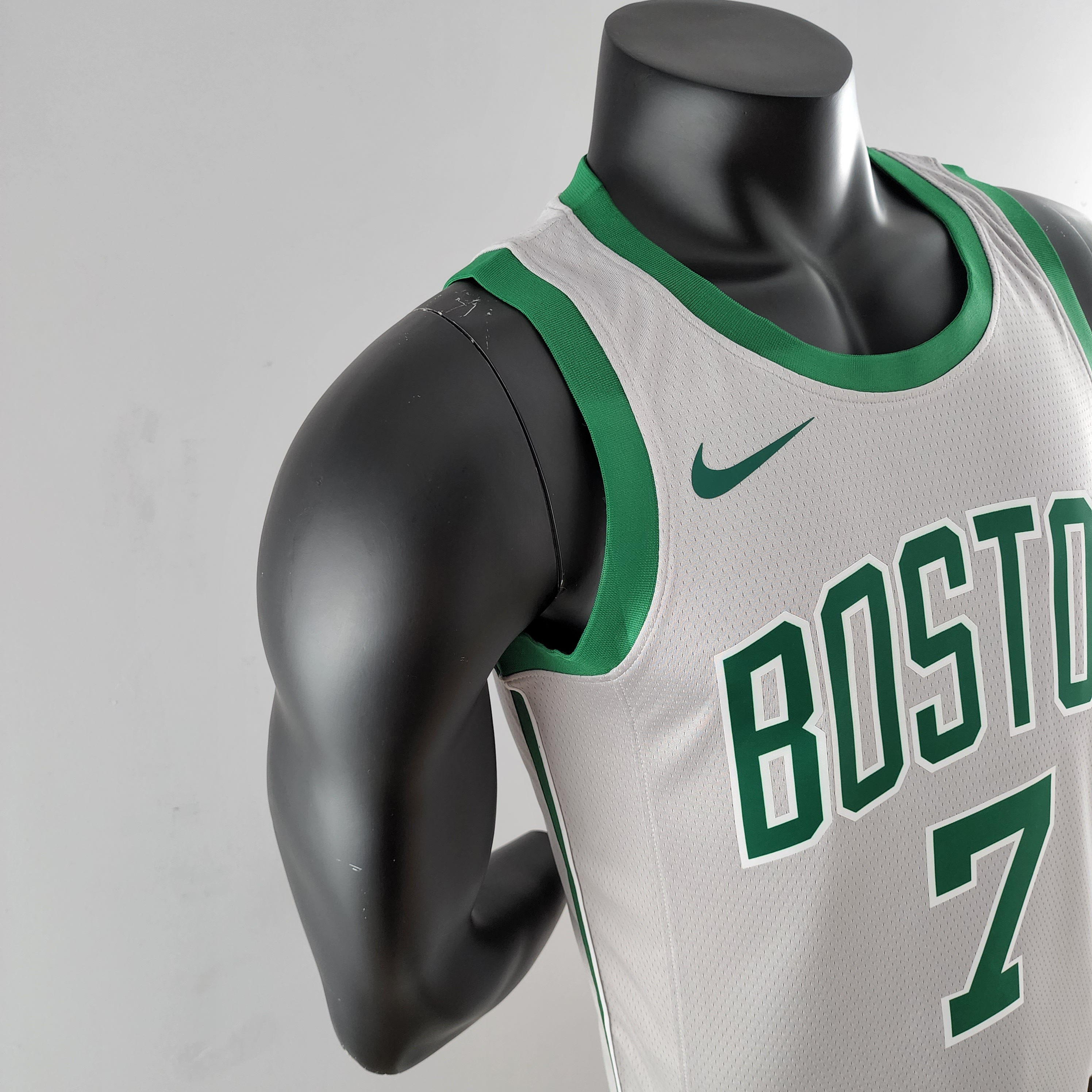 Jaylen Brown Boston Celtics Platinum Swingman Jersey Grey