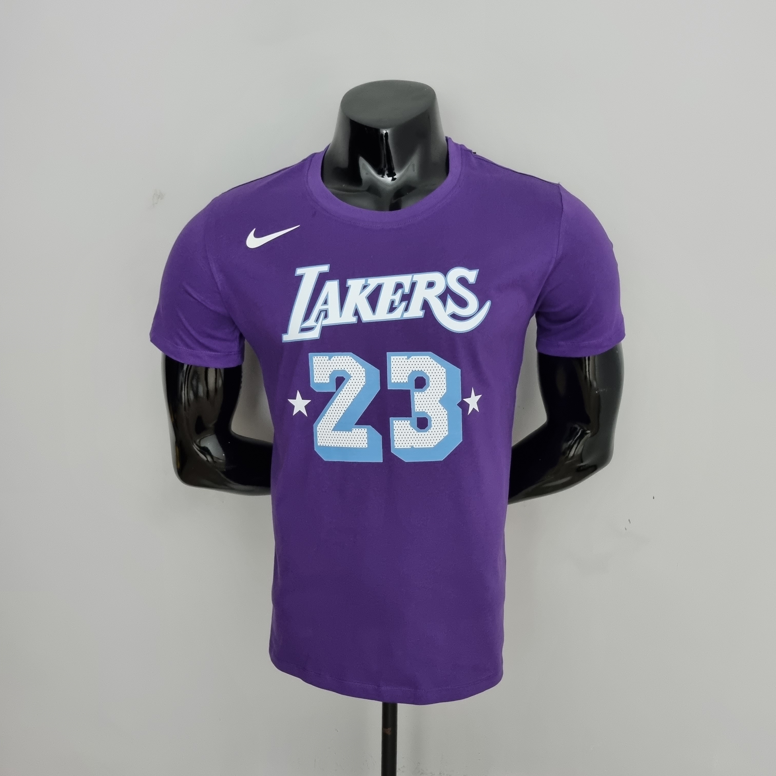 LeBron James Los Angeles Lakers Casual T-shirt Purple