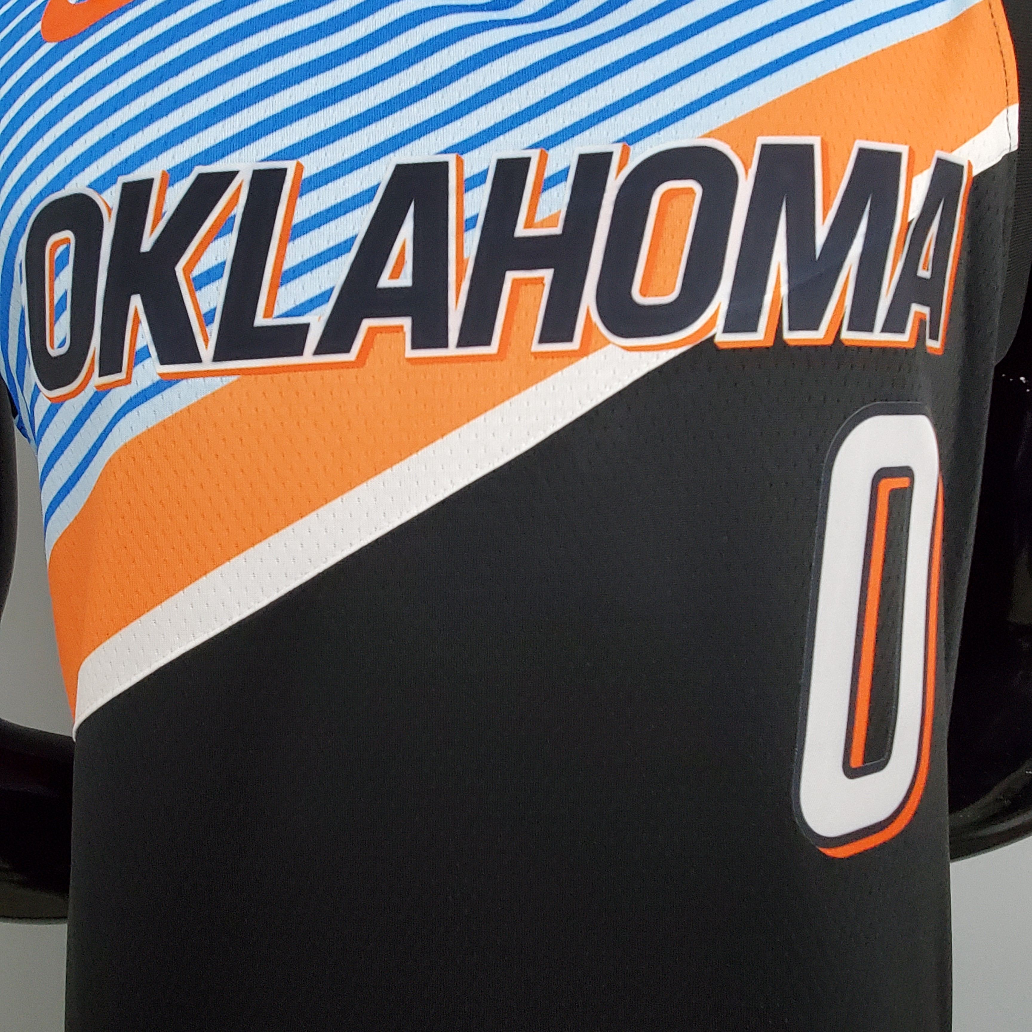 Russell Westbrook Oklahoma City Thunder City Edition Swingman Jersey Black