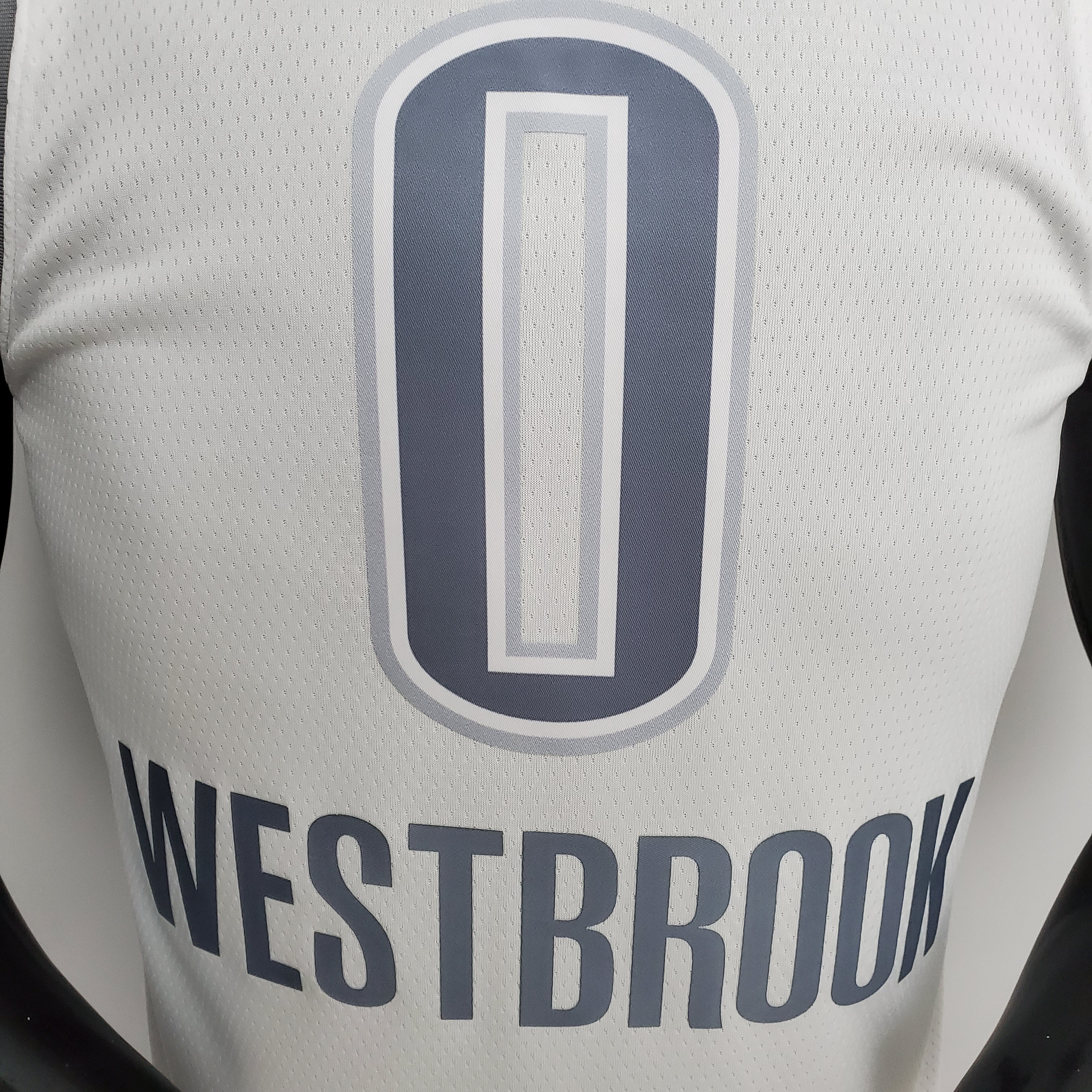 Russell Westbrook Oklahoma City Thunder 75th Anniversary 2022 City Edition Swingman Jersey White