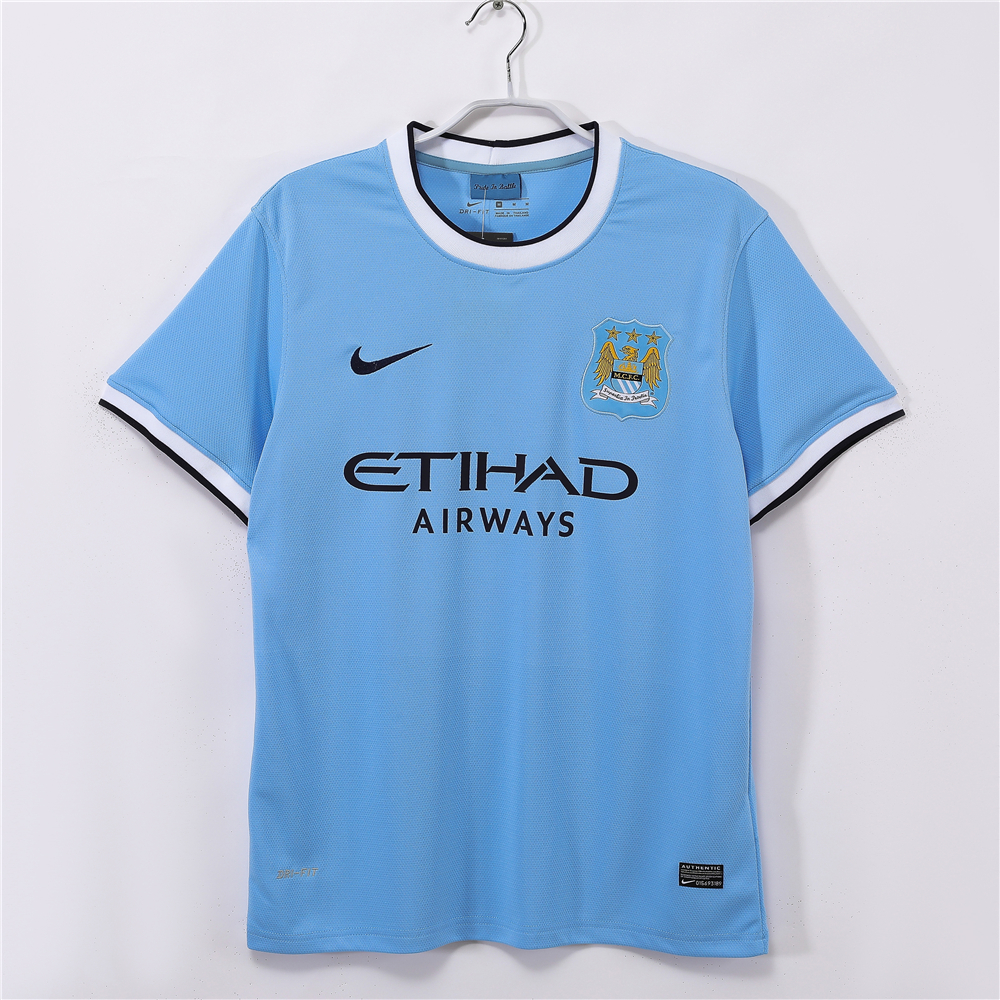 Manchester City Home Retro Jersey 2013/14