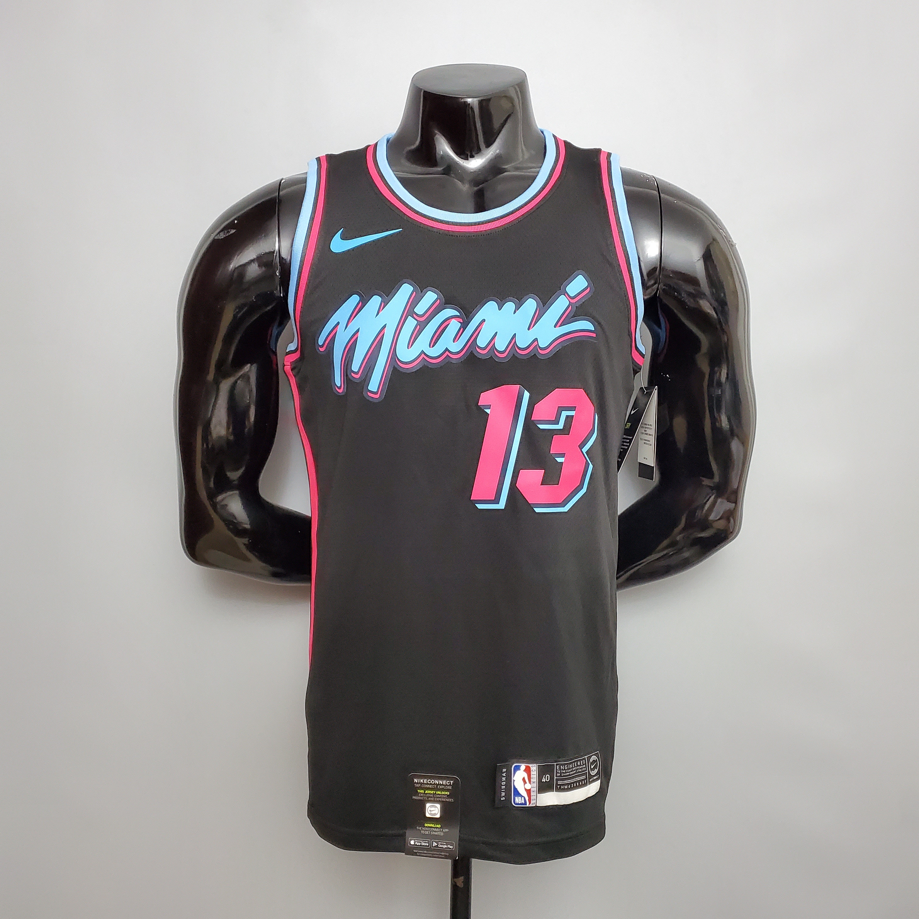 Bam Adebayo Miami Heat Swingman Jersey Black