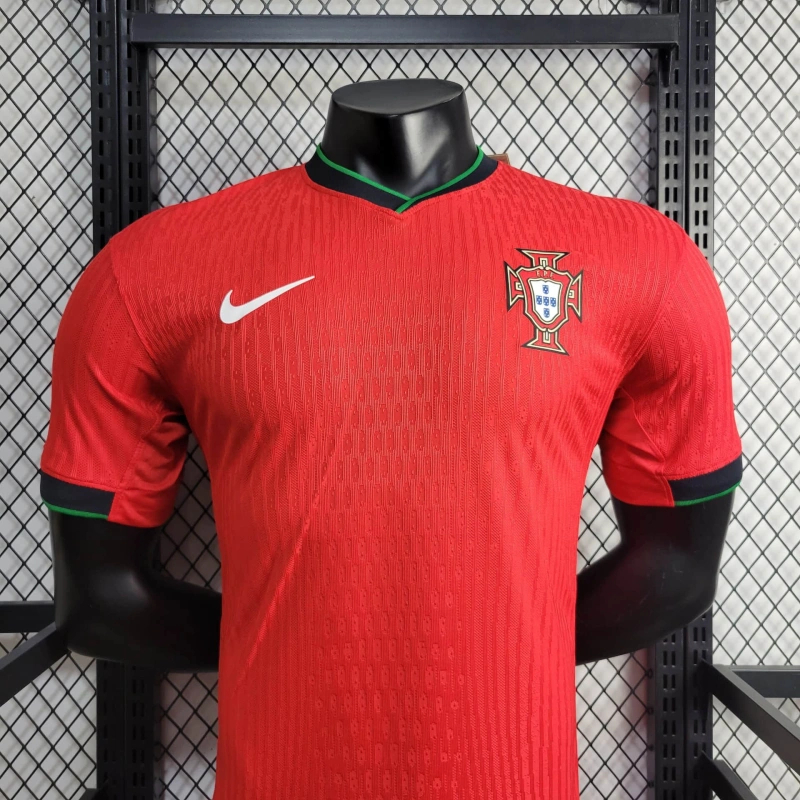 Portugal 2024 Euro Home Player Version Man Jersey