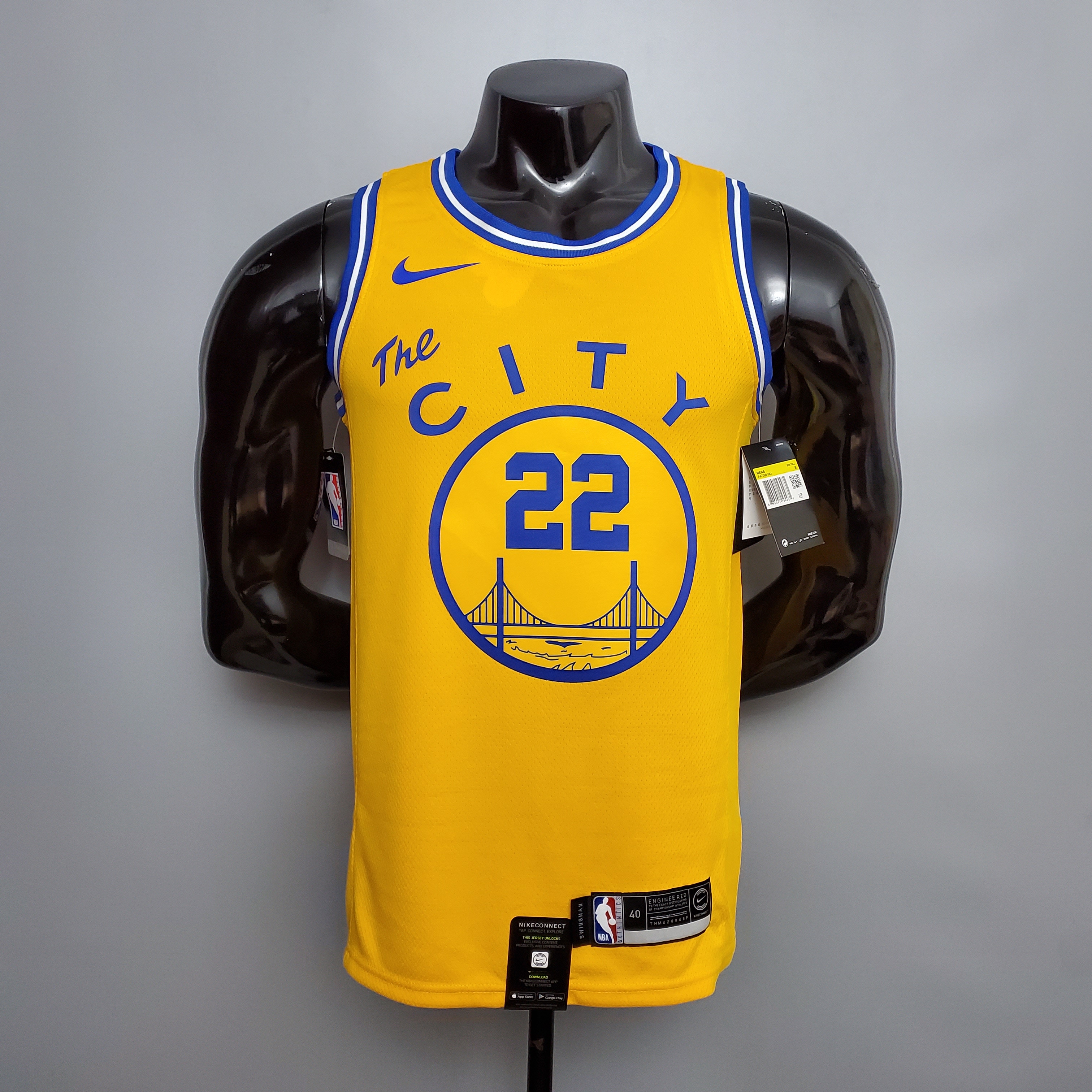 Andrew Wiggins Golden State Warriors Tram Version Swingman Jersey Yellow