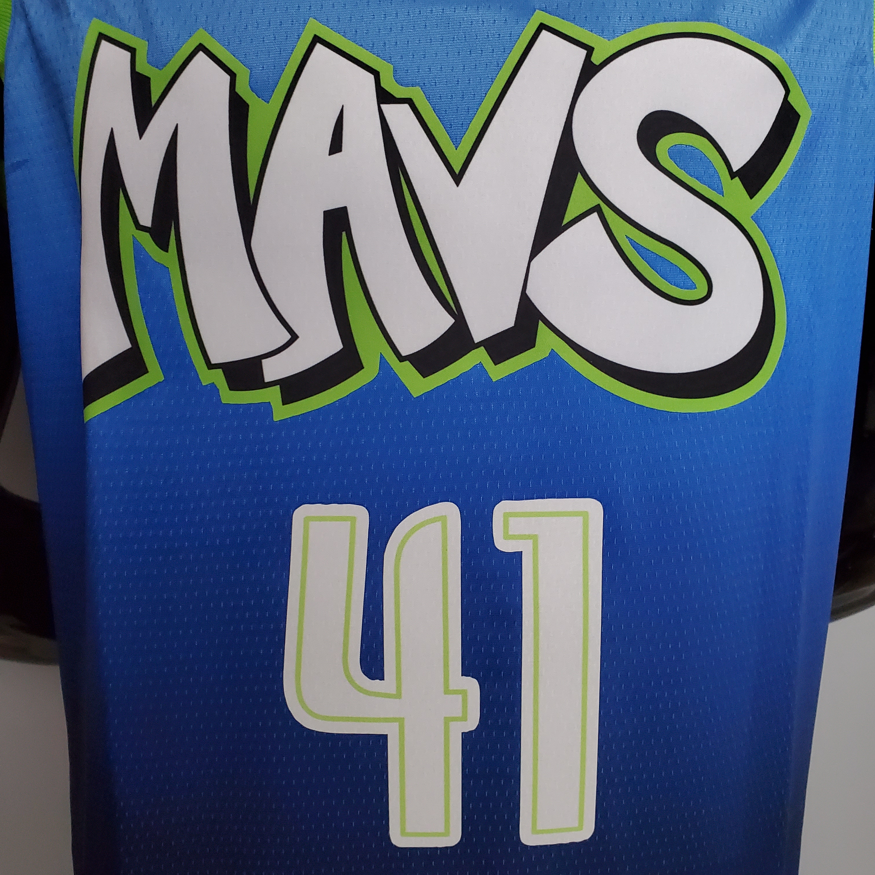 Dirk Nowitzki Dallas Mavericks Swingman Jersey Blue Idol