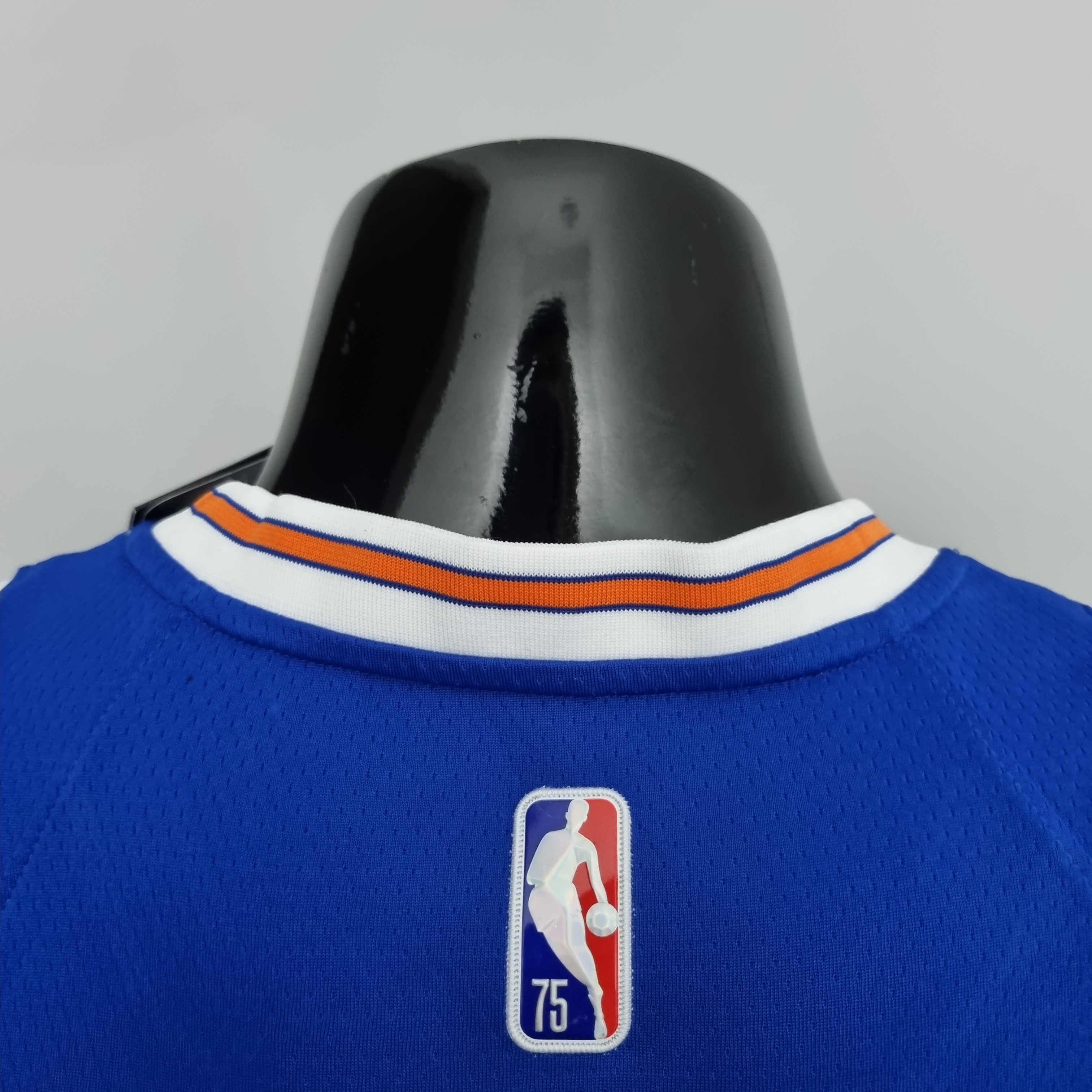 Carmelo Anthony New York Knicks 75th Anniversary Swingman Jersey Blue