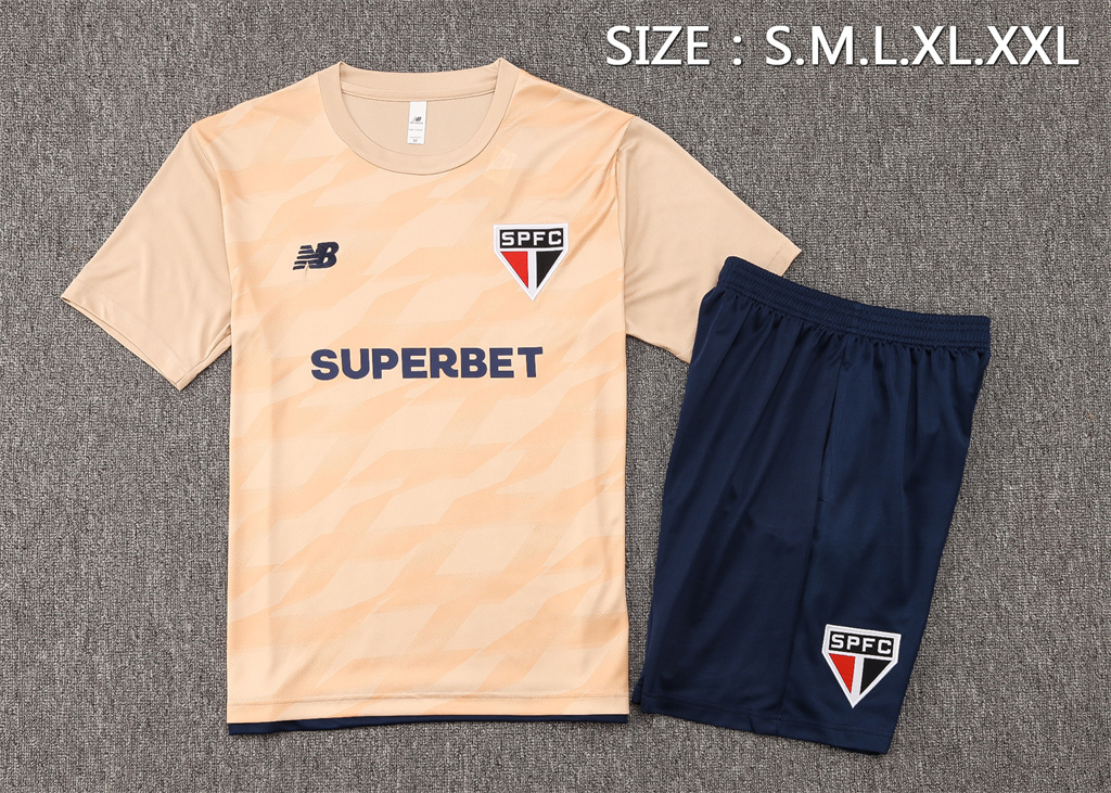 Sao paulo Training Short Sleeve Suit 24/25
