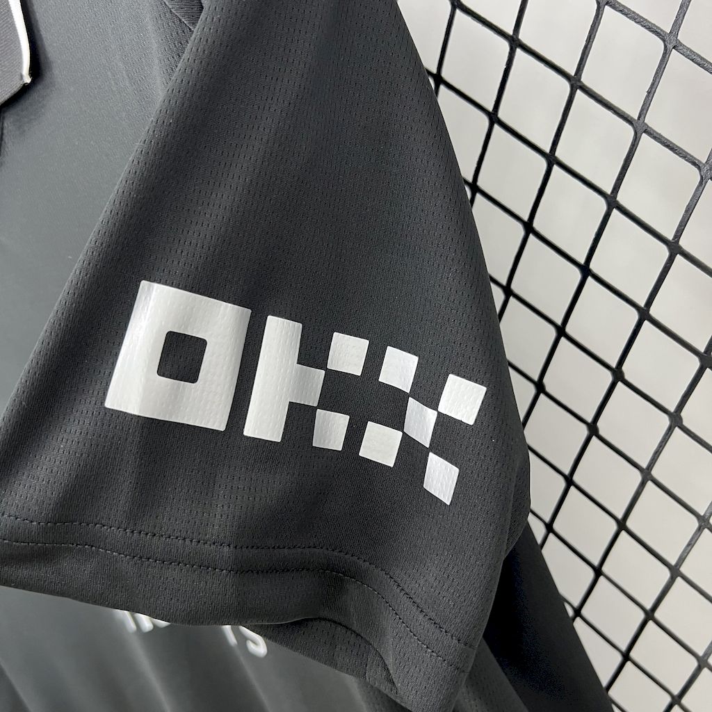 Manchester City Black Away Football Shirt 2025/2026  Fan  Version