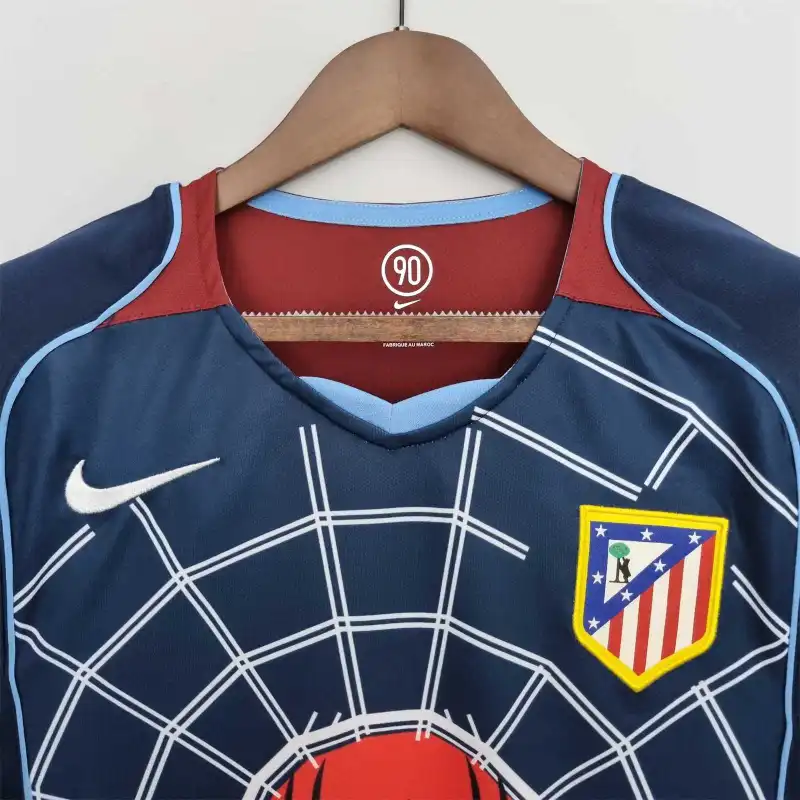 2004-2005 Atletico Madrid Retro Away Soccer Jersey Fan Version