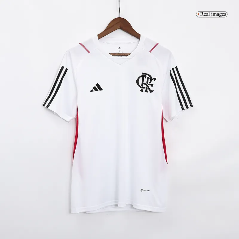 CR Flamengo Pre-Match 2023/24 Jersey White Replica