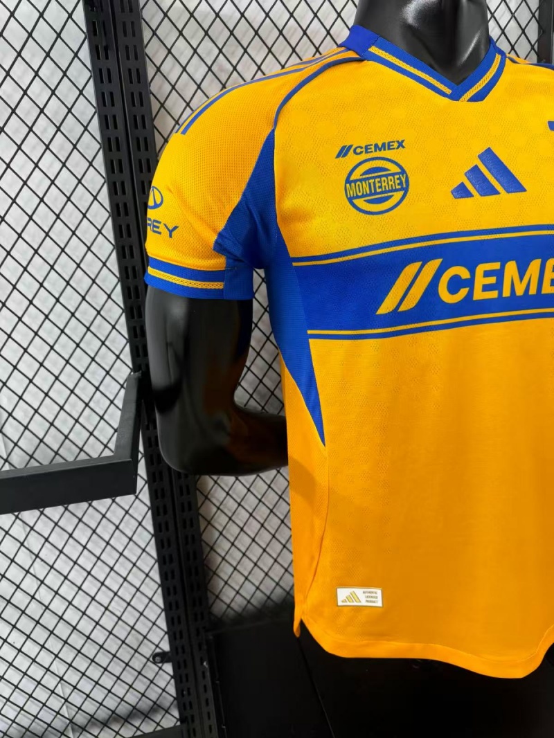 Tigres UANL Soccer jersey Home Shirt 2025-26 Player version