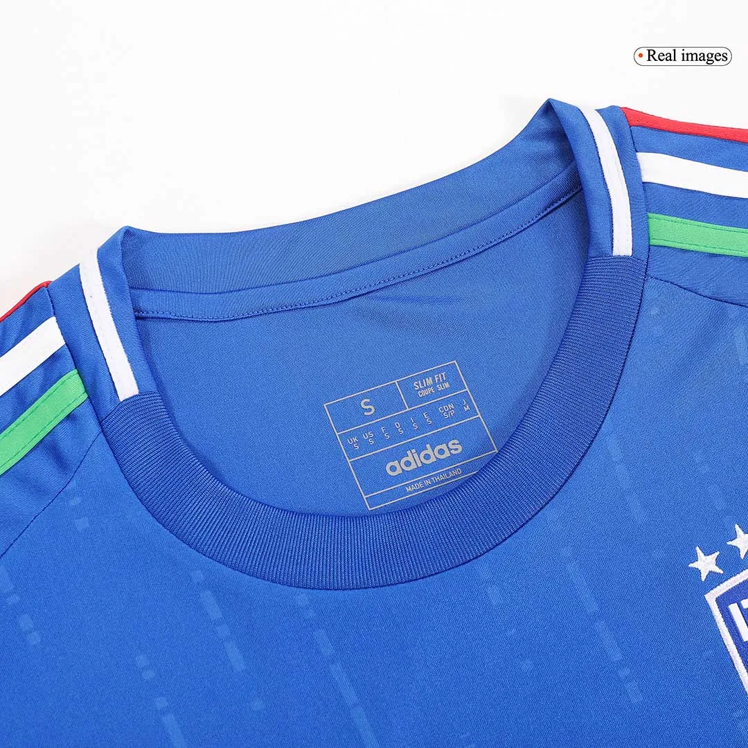 Italy Home Jersey CHIESA #14 BARELLA #18 DIMARCO #3 EURO 2024