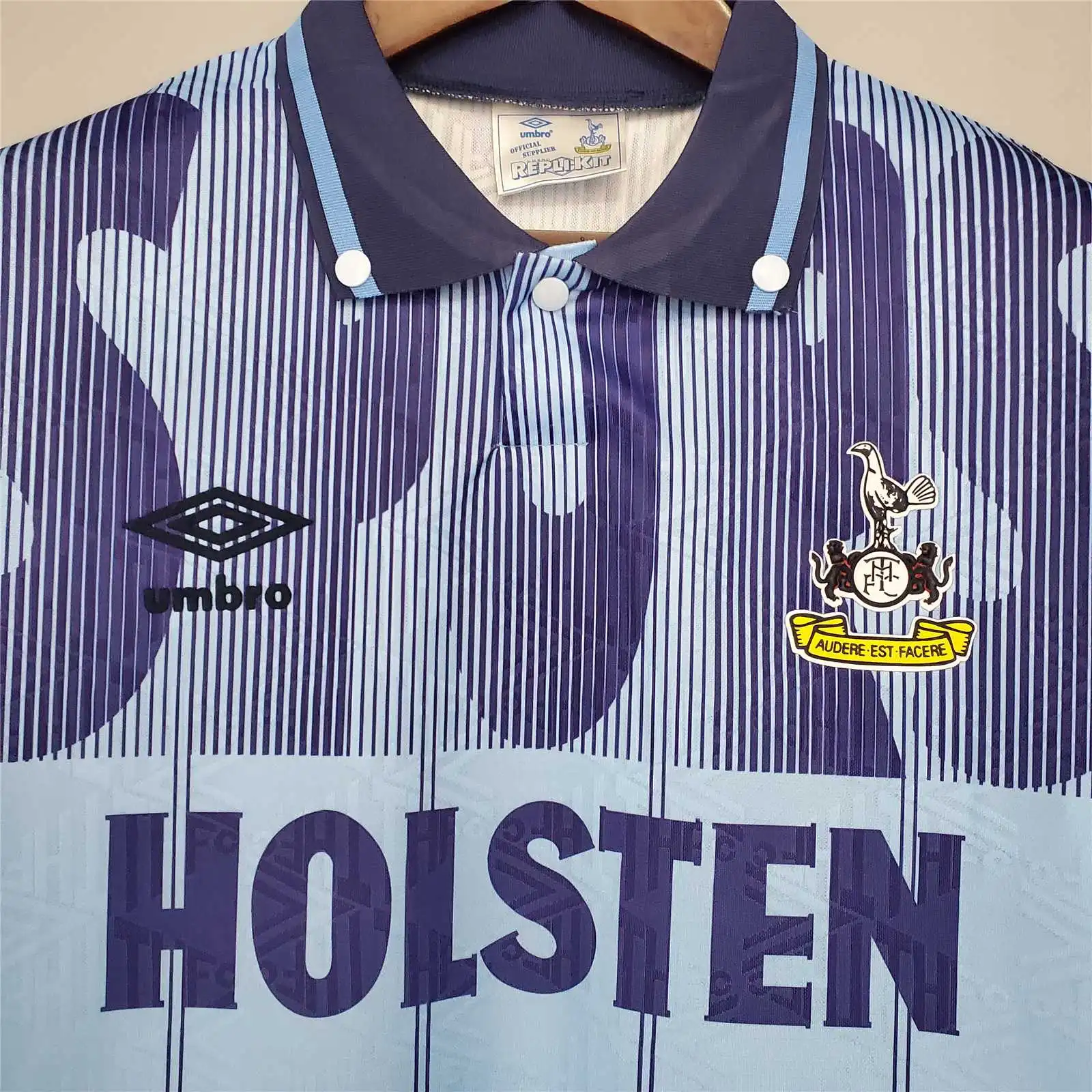 Tottenham Hotspur Soccer Jersey Away Retro Replica 1992/94