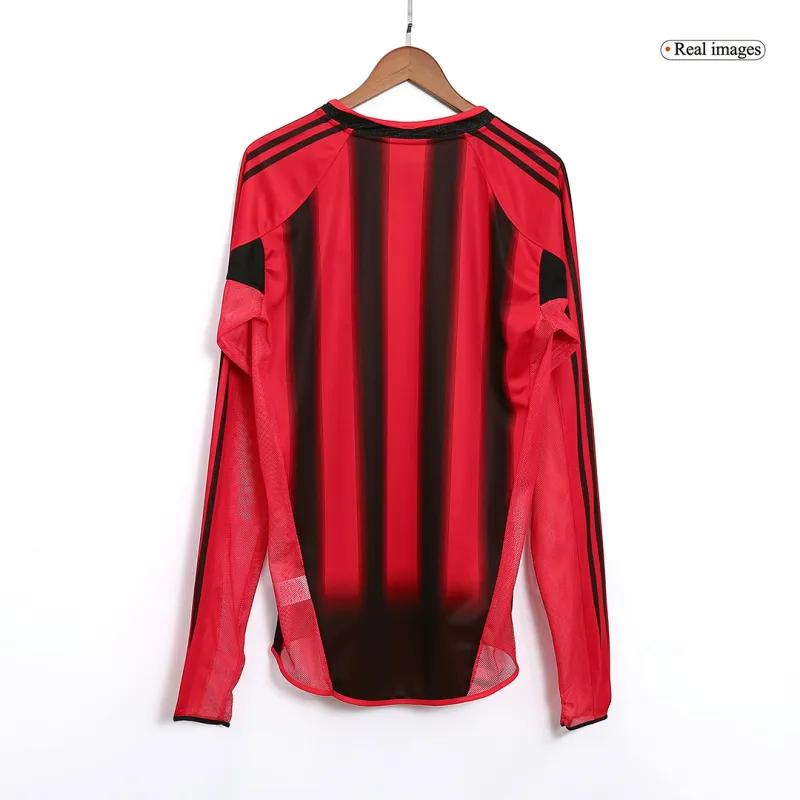 AC Milan Retro Home Long Sleeve Jersey 2004/05