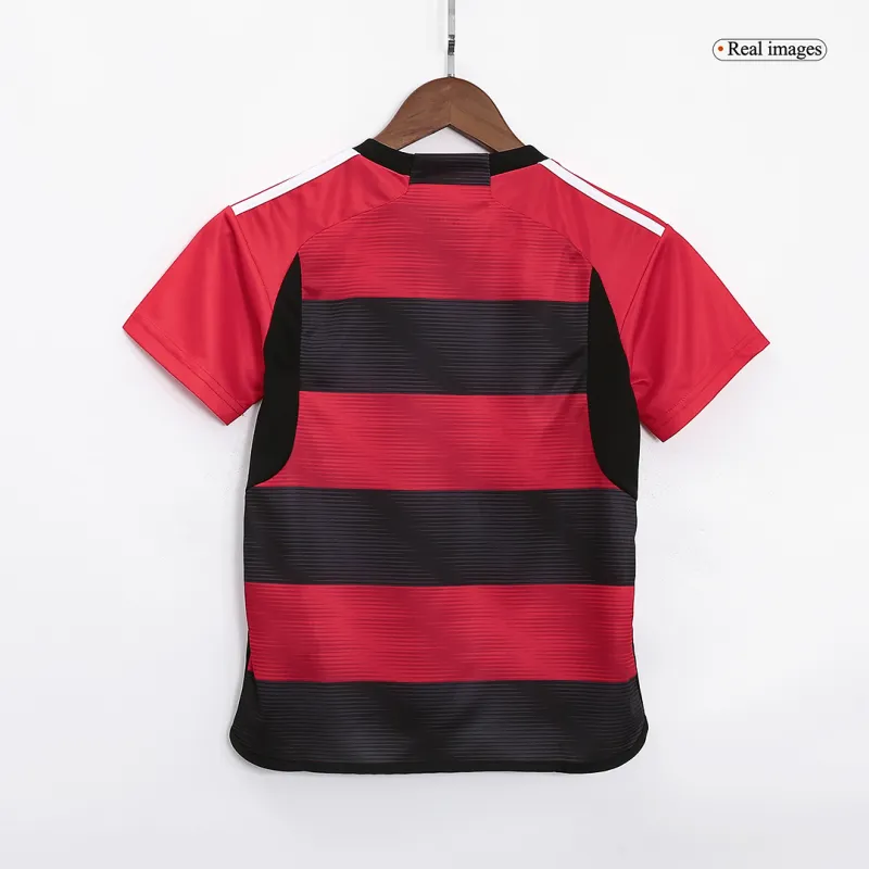 Kids CR Flamengo 2023/24 Home Jersey Kit Replica