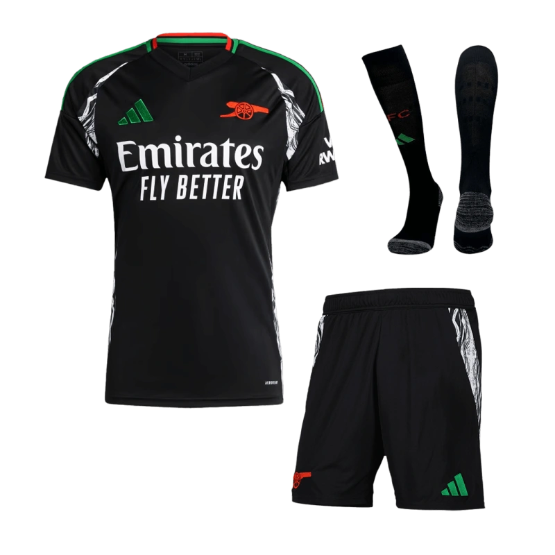 Arsenal Away Custom Full Soccer Kit 2024-25
