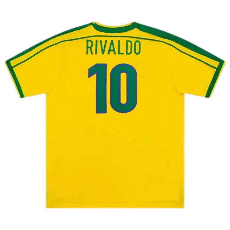 Brazil Retro Jersey Home World Cup 1998