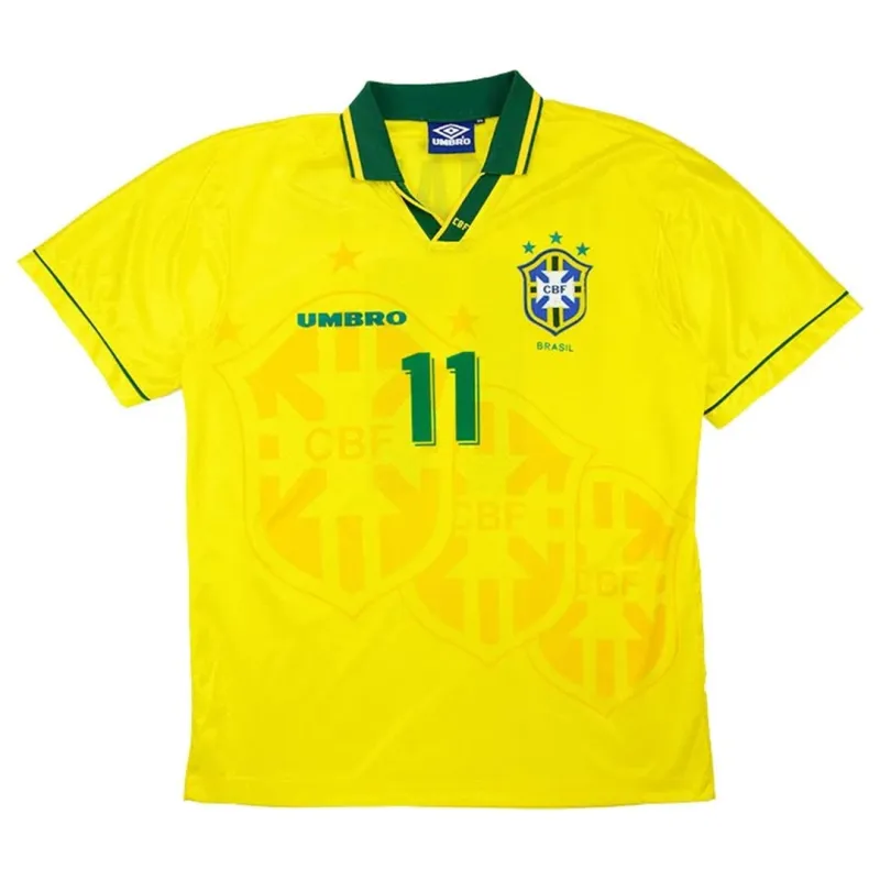 Brazil Retro Jersey Home World Cup 1994