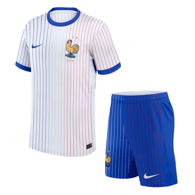 2024 France Away Kit(Jersey+Shorts) Euro