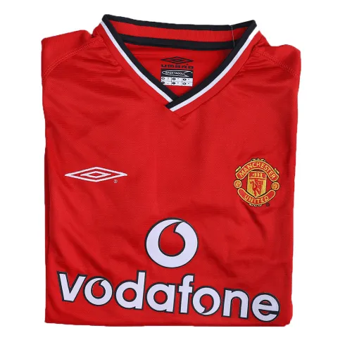 2000/02 Manchester United BECKHAM #7 Retro Jersey Home