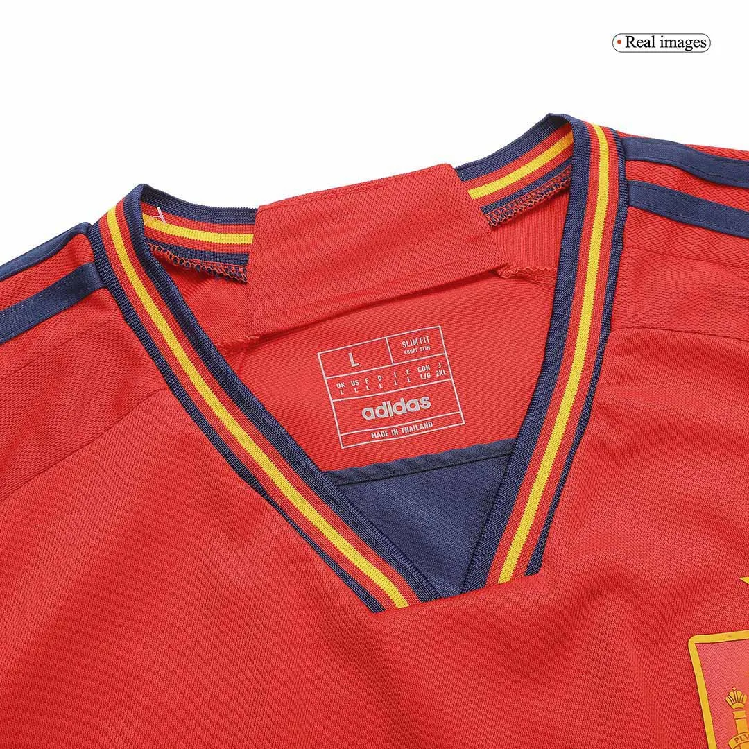 Spain Homw Soccer Jersey Replica World Cup 2022
