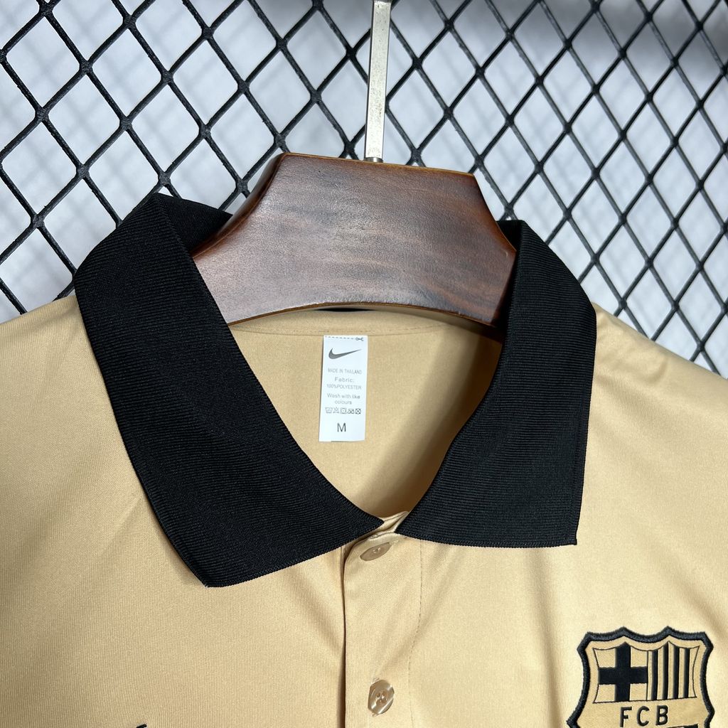 24-25 Barcelona Khaki POLO Shirt