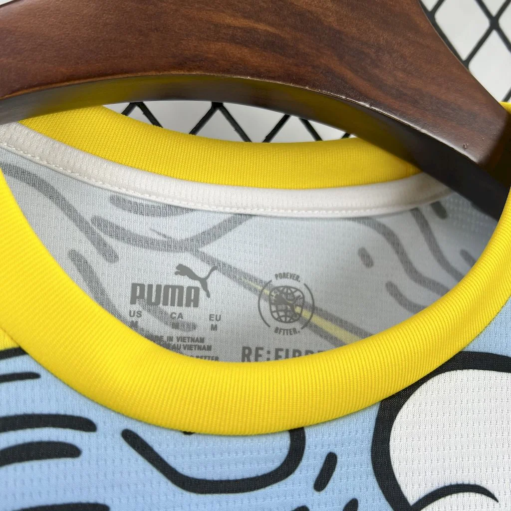 Manchester City Blue and White Concept Version Football Jersey 2025/2026