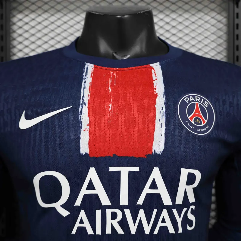 24-25 PSG Home Long Sleeve Kit Player Version Shirt Soccer Jersey