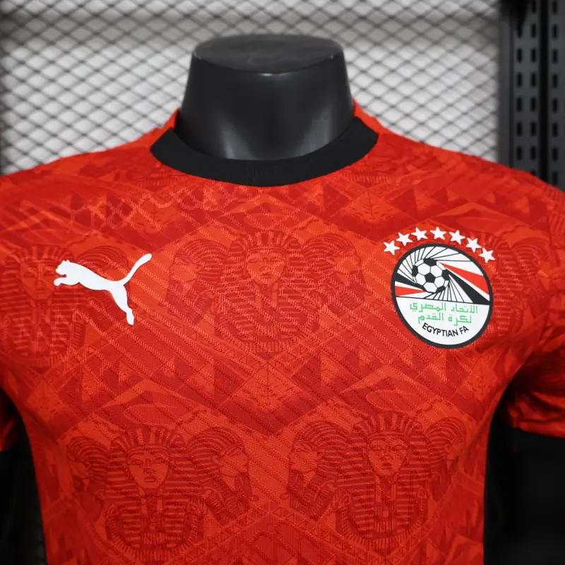 2024/2025 Players Edition Egypt Home Red Football Jersey
