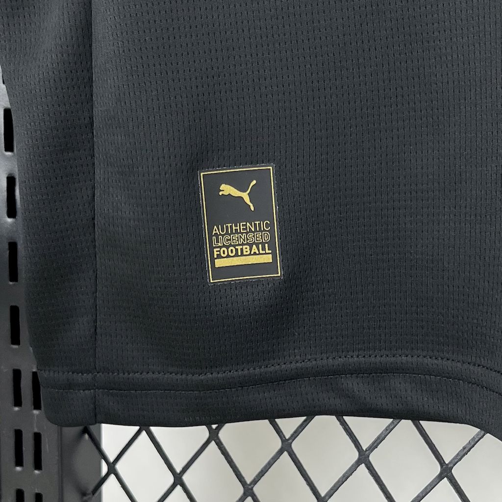 Manchester City Black Away Football Shirt 2025/2026  Fan  Version