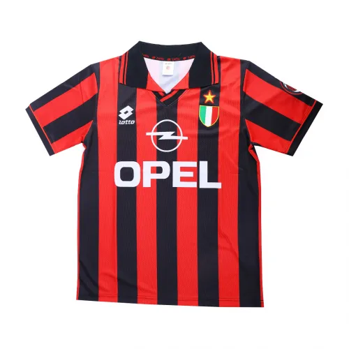 AC Milan BAGGIO #18 Retro Jersey Home  1996/97