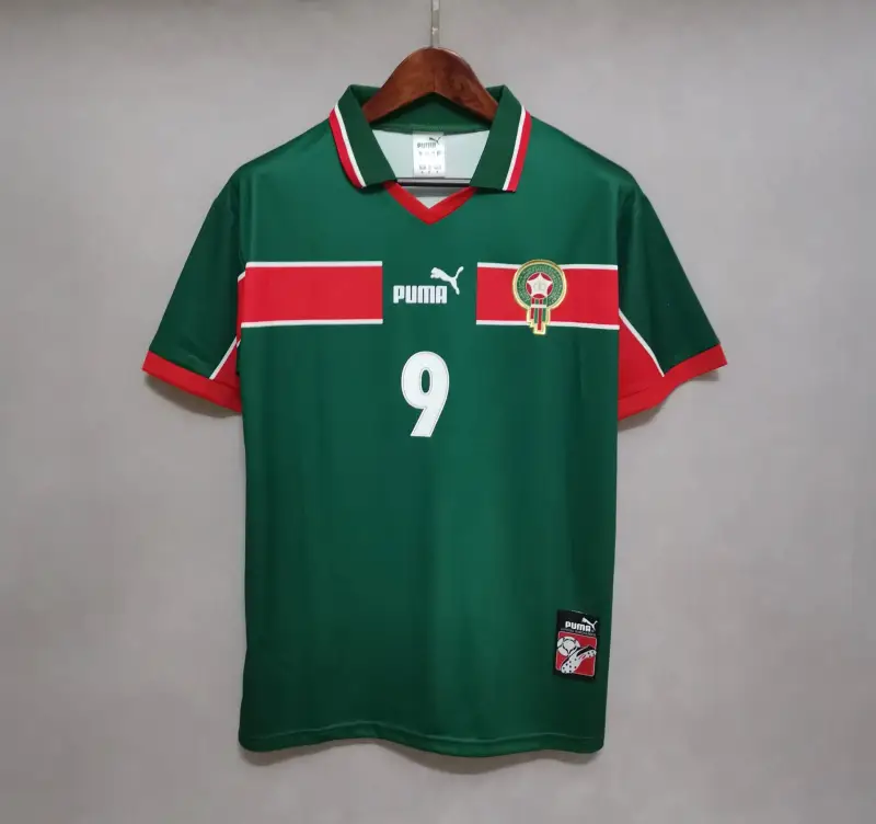 Morocco World Cup 1998 Rrtro Jersey Home