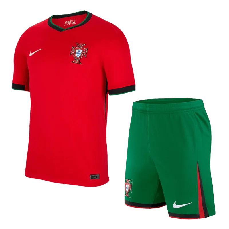 2024 Portugal Home Kit(Jersey+Shorts) Euro
