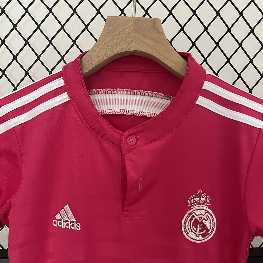 Real Madrid 14-15 Away Retro Kids Kits Vintage Children Sets Football Jersey